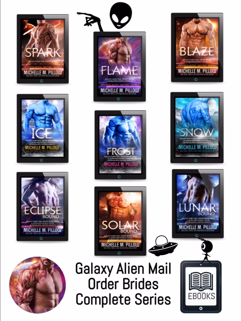 Galaxy Alien Mail Order Brides COMPLETE 9 Ebook Bundle Book Cover